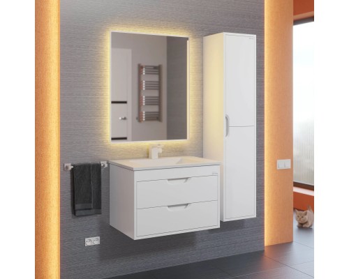 Тумба под раковину подвесная Uperwood Modul 61х44,4х55 см, белая матовая