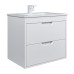 Тумба с раковиной подвесная Uperwood Modul 62х45х57 см, белая матовая