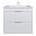 Тумба с раковиной подвесная Uperwood Modul 62х45х57 см, белая матовая
