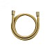 Шланг для душа в силиконовой оплётке 1200 мм Wonzon&Woghand, Браш золото WW-RG01-1200-BG