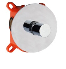 Встраиваемый смеситель для душа AQG Tube, хром