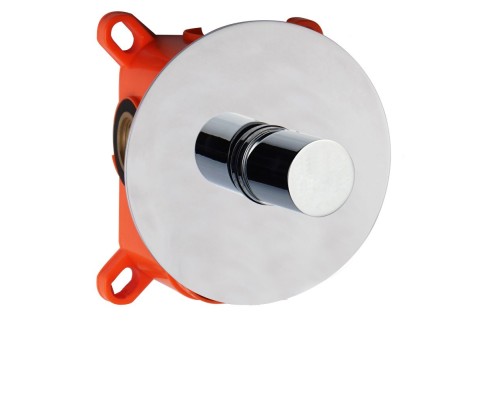 Встраиваемый смеситель для душа AQG Tube, хром