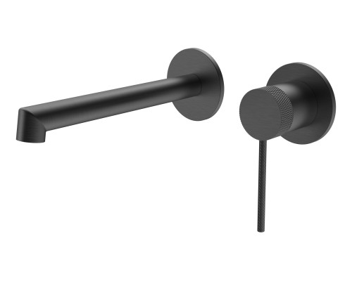 Смеситель для раковины Vincea Rim VBFW-2RM1GM встраиваемый однорычажный, вороненая сталь