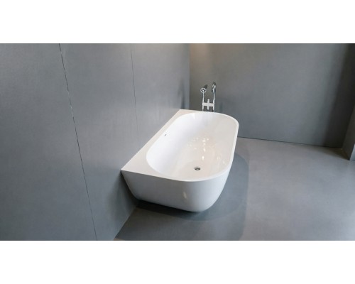 Ванна из искусственного камня Flere Via 159x87x58 (белый матовая)