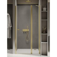Дверь в нишу NEW TRENDY NEW SOLEO LIGHT GOLD 110x195 светлое золото