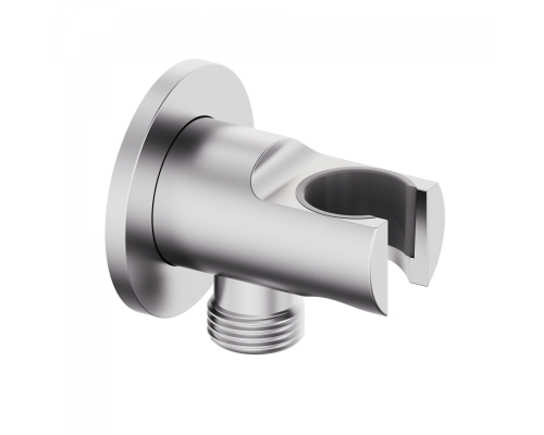 Шланговое подключение с держателем Wonzon&Woghand, Брашированный никель