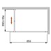 Душевая перегородка Cezares LIBERTA-L-1-85-C-Cr