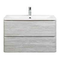 Тумба под раковину BelBagno ALBANO-800-2C-SO-RVB подвесная Rovere Vintage Bianco