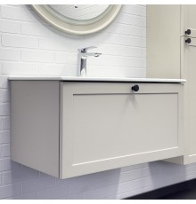 Тумба с раковиной Comforty Ереван 80 серый шёлк Comforty 80E