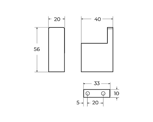 Крючок Cezares Slider SLIDER-HK-GM Оружейная сталь