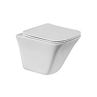 Унитаз BelBagno Marmi BB052CHR/BB052SC подвесной с сиденьем Микролифт