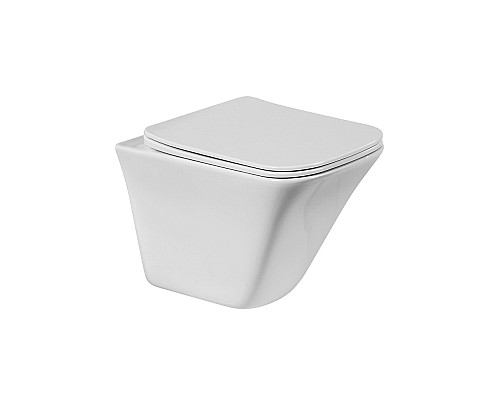 Унитаз BelBagno Marmi BB052CHR/BB052SC подвесной с сиденьем Микролифт