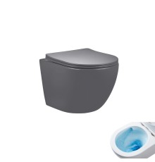 Подвесной унитаз Gid Tr2122TF-Dgm