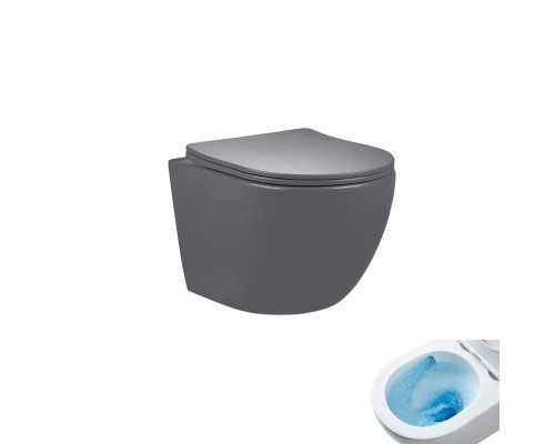 Подвесной унитаз Gid Tr2122TF-Dgm