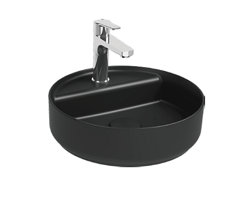 Раковина накладная ISVEA Infinity 42 круглая черный матовый 10NF65042SV-2N