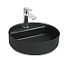 Раковина накладная ISVEA Infinity 42 круглая черный матовый 10NF65042SV-2N