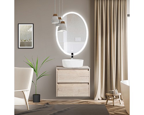 Зеркало BelBagno SPC-VST-600-800-LED-TCH-WARM с подсветкой с подогревом с сенсорным выключателем