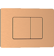 Клавиша смыва Iberica Blanca Inox-C 246x165, розовое золото, матовый, нержавеющая сталь