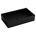 Раковина накладная Ceramicanova 601x361x130, черный матовый