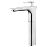 Смеситель для раковины высокий Wonzon&Woghand SHARK, Хром WW-481104-CR