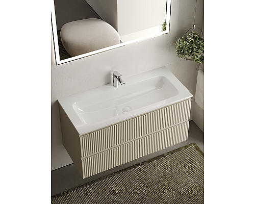 Тумба под раковину Sancos SNOB R СЕ 100x50 Beige Soft