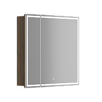 Зеркальный шкаф SANCOS Mirror 790x150х740 мм, с LED подсветкой, дуб чарльстон MI80ECH