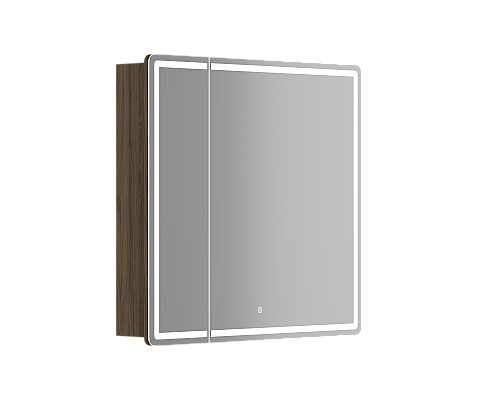 Зеркальный шкаф SANCOS Mirror 790x150х740 мм, с LED подсветкой, дуб чарльстон MI80ECH