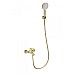 Смеситель для ванны с душем Wonzon&Woghand, Брашированное золото