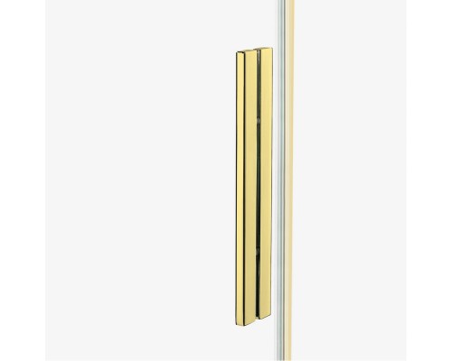 Шторка для ванны NEW TRENDY SMART LIGHT GOLD 150x150 светлое золото