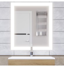 Зеркало для ванной с подсветкой Uperwood Barsa 70х80 см, сенсор/антизапотевание