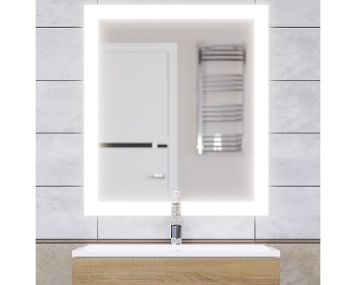 Зеркало для ванной с подсветкой Uperwood Barsa 70х80 см, сенсор/антизапотевание