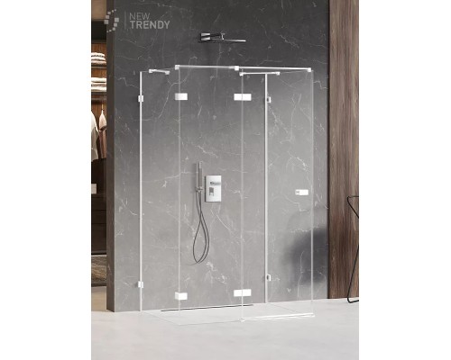 Душевое ограждение NEW TRENDY AVEXA WHITE L 120x80x200 белый