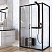Душевая система Taliente TS1301, нерж. сталь, 130x50см, черный/черный