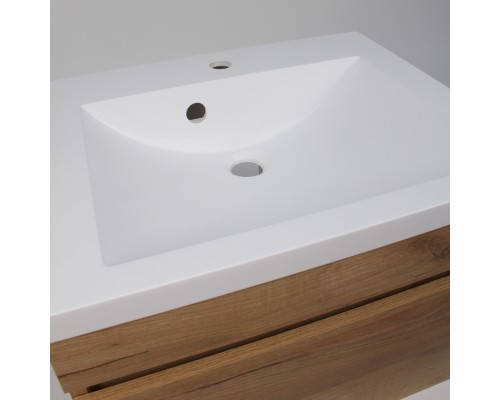 Раковина для ванной 60 см, Uperwood Eva, белая глянцевая