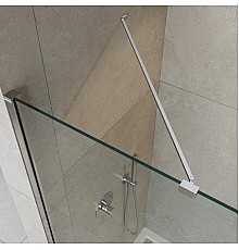 Душевая перегородка Cezares Liberta 70 LIBERTA-L-1-TB-70-C-Cr профиль Хром стекло прозрачное