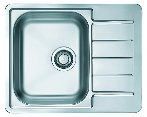 Кухонная мойка Alveus Line 110 1122317 нержавеющая сталь в комплекте с сифоном