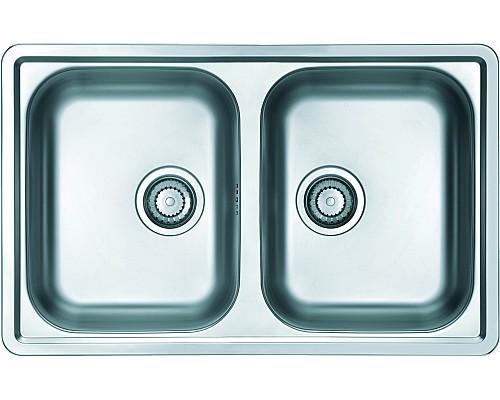 Кухонная мойка Alveus Line 90 NAT 1066751 79х50 см встраиваемая сверху нержавеющая сталь