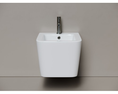 Биде подвесное Ceramicanova Миро (Miro) с крепежом для скрытого монтажа белый