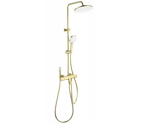 Душевая система с термостатом Wonzon&Woghand, Брашированное золото