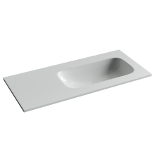 Раковина накладная Ceramicanova Грация (Grace) чаша справа без отв под смеситель 1010x457x137 белый CN7015wx