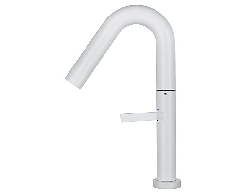 Смеситель для раковины высокий Wonzon&Woghand, Белый матовый WW-6068-MW