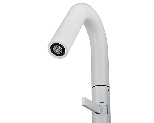 Смеситель для раковины высокий Wonzon&Woghand, Белый матовый WW-6068-MW