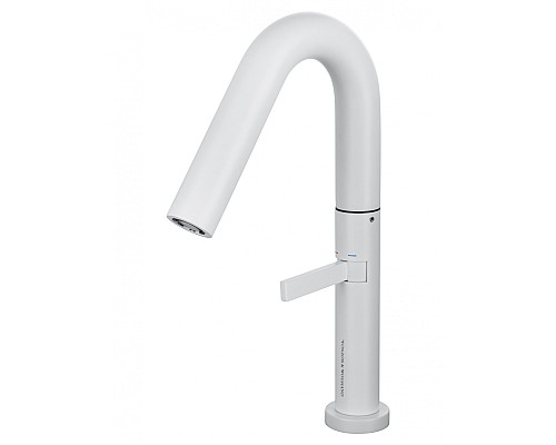 Смеситель для раковины высокий Wonzon&Woghand, Белый матовый WW-6068-MW