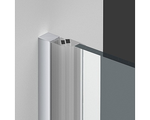 Душевая дверь Vincea Alpha VDP-3AL800CLB черный стекло прозрачное