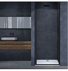 Душевая дверь Vincea Alpha VDP-3AL900CLB черный стекло прозрачное