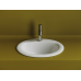 Раковина встраиваемая сверху Ceramicanova Звезда (Sun) овальная с переливом 515x455x200 мм цвет белый арт