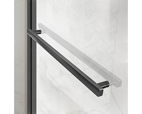 Душевой уголок Vincea Slim Soft VSR-1SS9014CLGM 1400x900 сталь и стекло