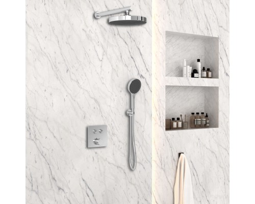 Душевой комплект Vincea Inspire VSFW-4I212CH встраиваемый двухрежимный хром