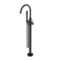 Смеситель для ванны напольный SANCOS Etna, черный матовый, SC9009MB