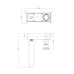 Смеситель для раковины ALTROBAGNO Рикко (Ricco) 010517 Cr